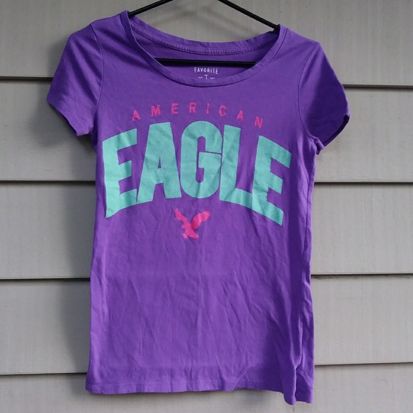 American Eagle Outfitters Tops - Cute American Eagle T Shirt Purple American Eagle Outfitters Tops - Cute American Eagle T Shirt Purple